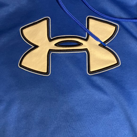 Under Armour Loose Coupe Lache Hoodie Size MD Kangaroo Pocket Royal Blue - Picture 6 of 16